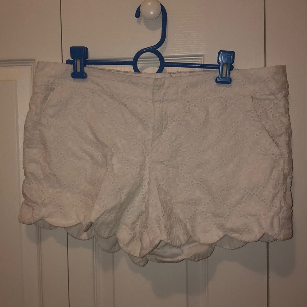 Lily Pulitzer Scalloped Shorts